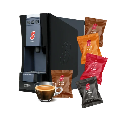 Macchina caffè Essse S-12 in comodato d'uso gratuito con 200 capsule caffè e 50 bevande incluse - Offerta promozionale