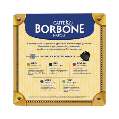 Caffè BORBONE® Miscela NERA – 50 Capsule Compatibili Nescafè® DolceGusto®