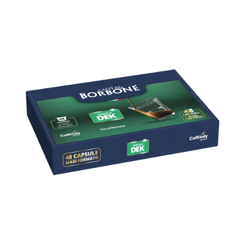 Caffè BORBONE® Miscela DEK – 48 Capsule Compatibili Caffitaly®