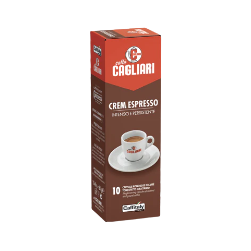 CAFFITALY® Cagliari CREM ESPRESSO – 10 Capsule Originali Caffitaly System®