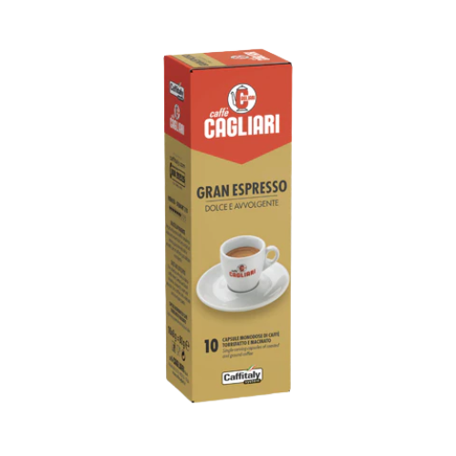 CAFFITALY® Cagliari GRAN ESPRESSO – 10 Capsule Originali Caffitaly System®