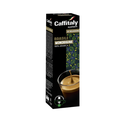 CAFFITALY® Monorigine BRASILE – 10 Capsule Originali Caffitaly System®
