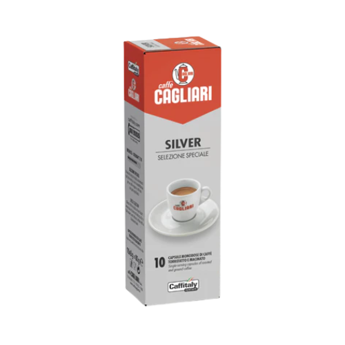 CAFFITALY® Cagliari SILVER – 10 Capsule Originali Caffitaly System®