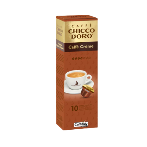 CAFFITALY® Chicco d'Oro CAFFE' CRèME – 10 Capsule Originali Caffitaly System®