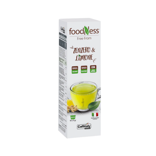 FoodNess ZENZERO E LIMONE – 10 Capsule Originali CAFFITALY®