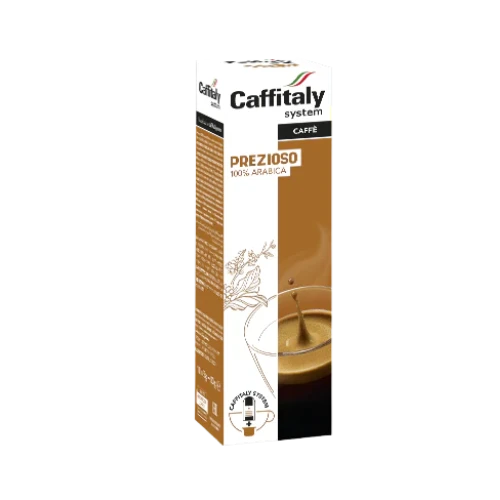 Capsule Caffitaly Prezioso 100% Arabica - Confezione da 10 Capsule Originali