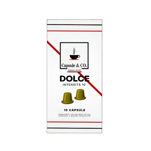 Capsule&Co® Miscela DOLCE – 100 Capsule Compatibili Nespresso®