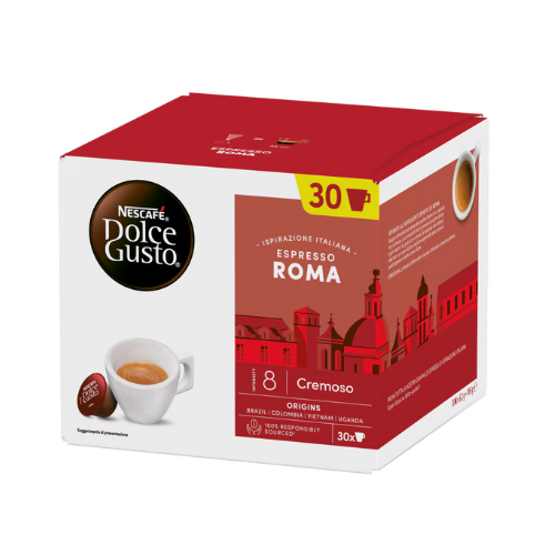 Espresso ROMA – 30 Capsule Originali Nescafè® DolceGusto®