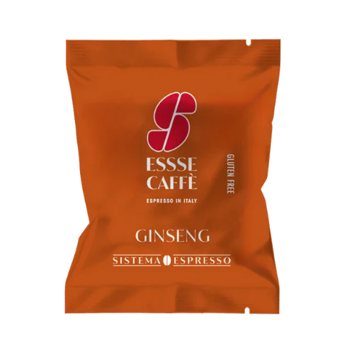 Bustina singola Arancione contenente Capsula Essse Caffè Ginseng