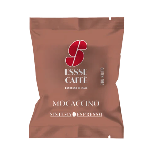 Bustina singola Marrone contenente Capsula Essse Caffè Mocaccino