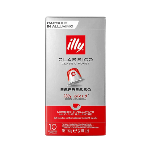 ILLY® Tostato CLASSICO Alluminio – 10 Capsule Compatibili Nespresso®