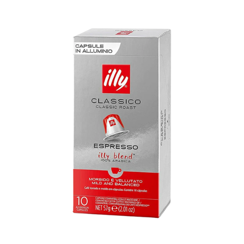 ILLY® Tostato CLASSICO Alluminio – 10 Capsule Compatibili Nespresso®