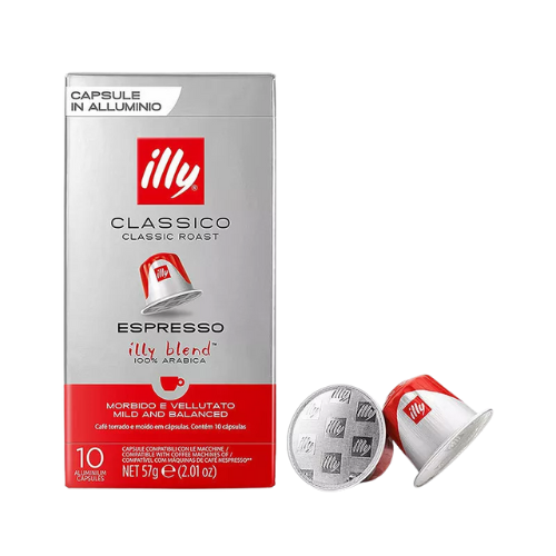 ILLY® Tostato CLASSICO Alluminio – 10 Capsule Compatibili Nespresso®