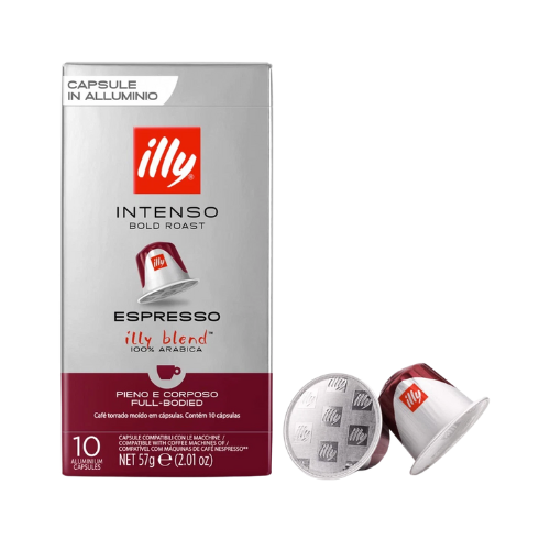 ILLY® Tostato INTENSO Alluminio – 10 Capsule Compatibili Nespresso®
