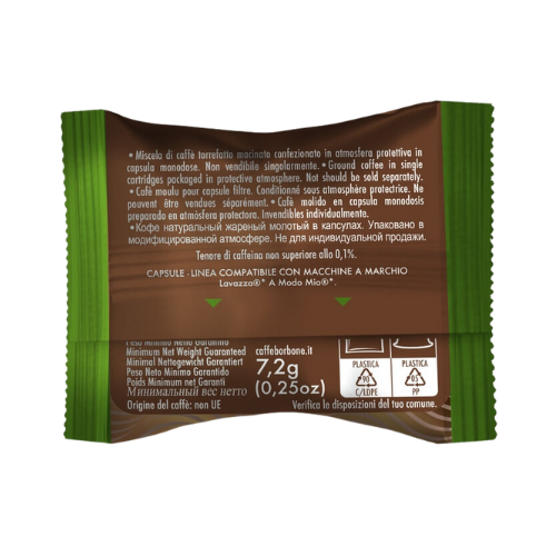 Caffè BORBONE® Miscela DEK – 100 Capsule Compatibili Lavazza® A Modo Mio®