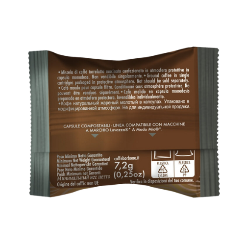 Caffè BORBONE® Miscela NERA – 100 Capsule Compatibili Lavazza® A Modo Mio®