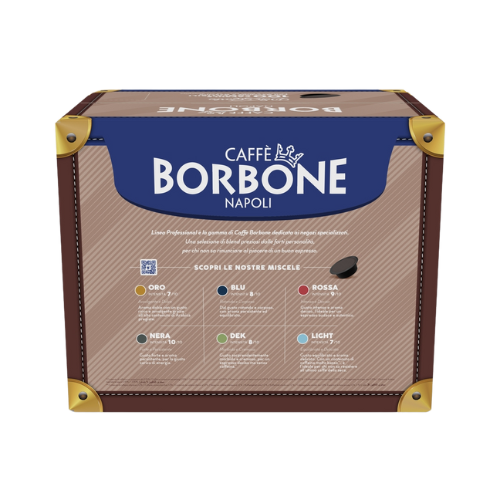 Caffè BORBONE® Miscela NERA – 100 Capsule Compatibili Lavazza® A Modo Mio®