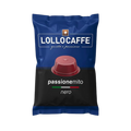 LOLLO Caffè® Miscela NERA – 100 Capsule Compatibili Lavazza® A Modo Mio®