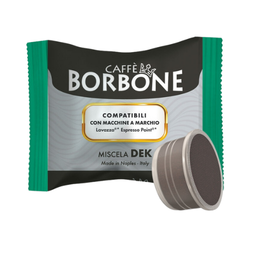 Caffè BORBONE® Miscela DEK – 100 Capsule Compatibili Lavazza® Espresso Point®