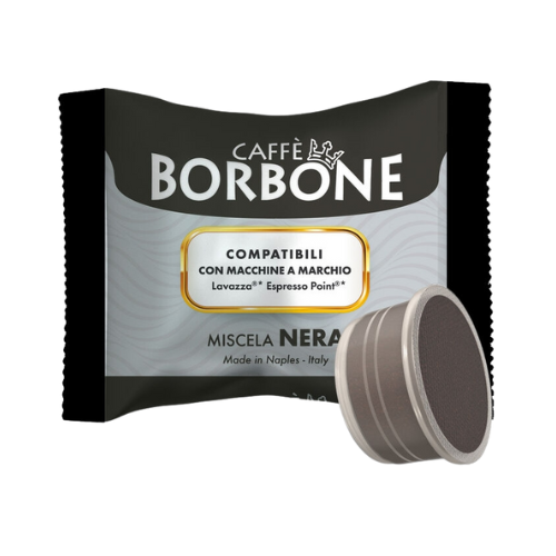 Caffè BORBONE® Miscela NERA – 100 Capsule Compatibili Lavazza® Espresso Point®