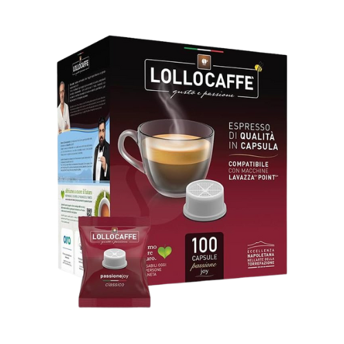 LOLLO Caffè® Miscela CLASSICA – 100 Capsule Compatibili Lavazza® Espresso Point®