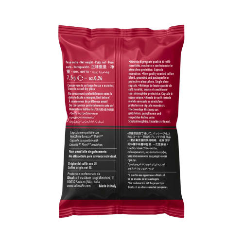 LOLLO Caffè® Miscela NERA – 100 Capsule Compatibili Lavazza® Espresso Point®