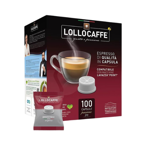 LOLLO Caffè® Miscela ARGENTO – 100 Capsule Compatibili Lavazza® Espresso Point®