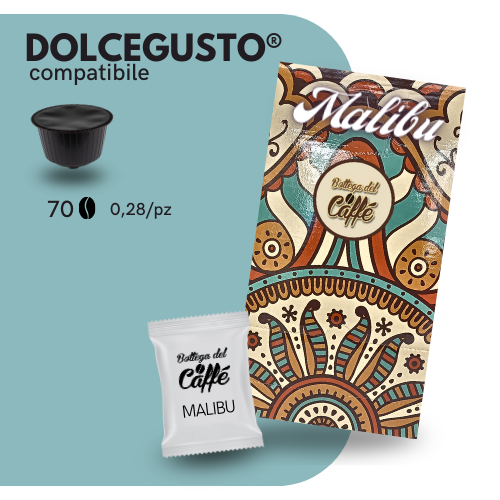 Capsule Compatibili DOLCEGUSTO®️ - Bottega del Caffè - MALIBU