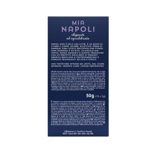 Caffè BORBONE® Miscela Mia NAPOLI – 100 Capsule in Alluminio Compatibili Nespresso®