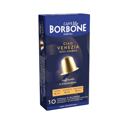 Caffè BORBONE® Miscela Ciao VENEZIA – 100 Capsule in Alluminio Compatibili Nespresso®