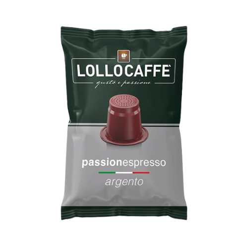 LOLLO Caffè® Miscela ARGENTO – 100 Capsule Compatibili Nespresso®