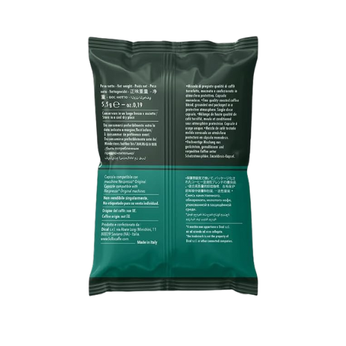 LOLLO Caffè® Miscela DECAFFEINATA – 100 Capsule Compatibili Nespresso®