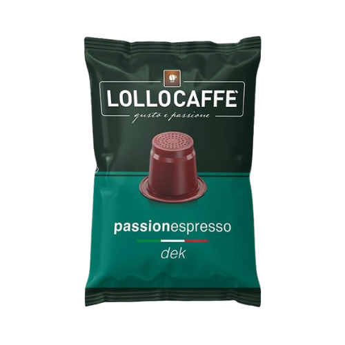 LOLLO Caffè® Miscela DECAFFEINATA – 100 Capsule Compatibili Nespresso®
