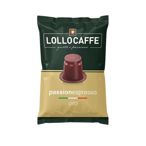 LOLLO Caffè® Miscela ORO – 100 Capsule Compatibili Nespresso®