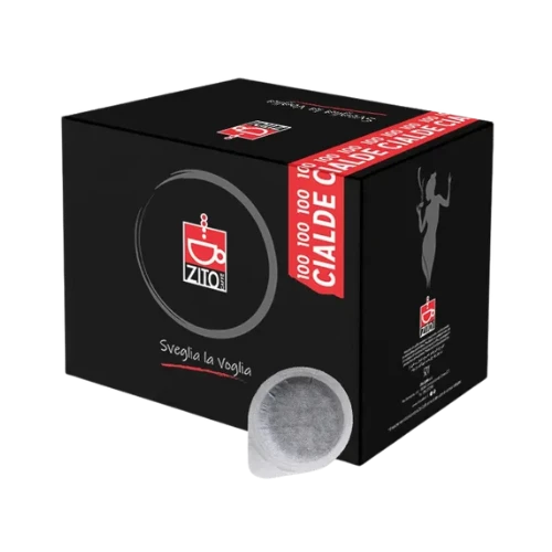 Confezione 100 cialde ecologiche biodegradabili