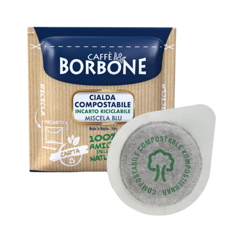 Caffè BORBONE® Miscela BLU – 100 Cialde Compostabili ESE 44mm