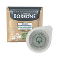 Caffè BORBONE Miscela NERA 100 Cialde Compostabili ESE 44mm - Confezione frontale ecologica per espresso italiano