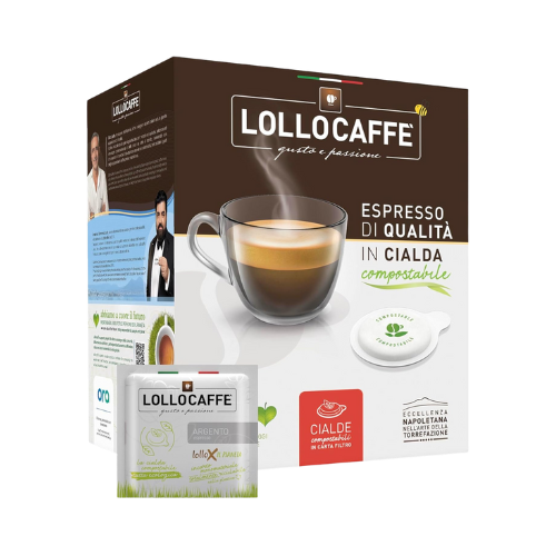 LOLLO Caffè® Miscela ARGENTO – 150 Cialde compostabili ESE 44mm