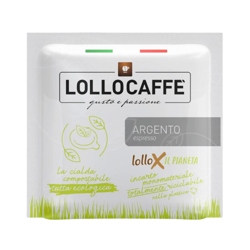 LOLLO Caffè® Miscela ARGENTO – 150 Cialde compostabili ESE 44mm
