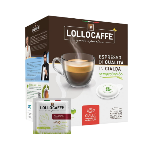 LOLLO Caffè® Miscela CLASSICA – 150 Cialde Compostabili ESE 44mm