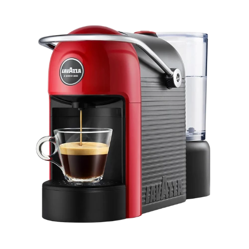 macchina lavazza a modo mio jolie rossa con maniglia frontale piccola compatta